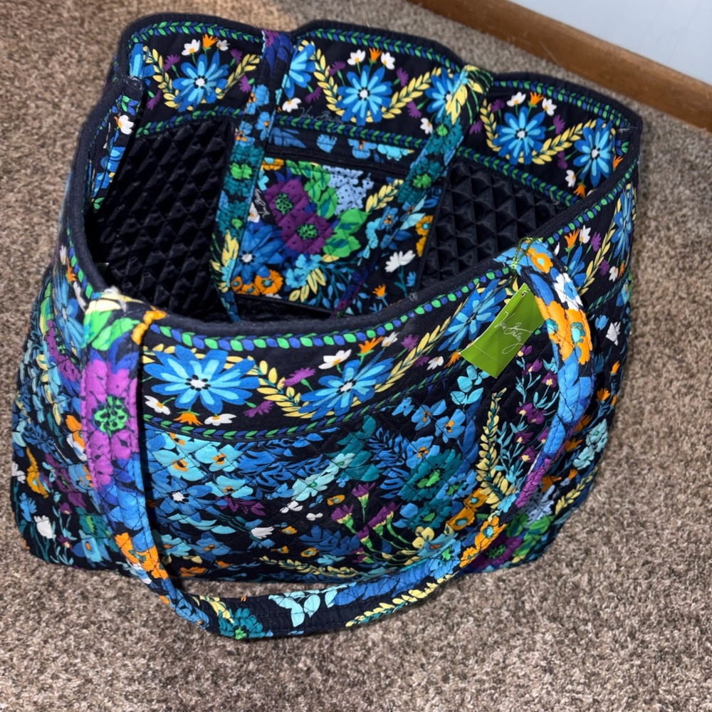 Vera Bradley Grand Tote - Midnight Blues - Picture 2 of 4